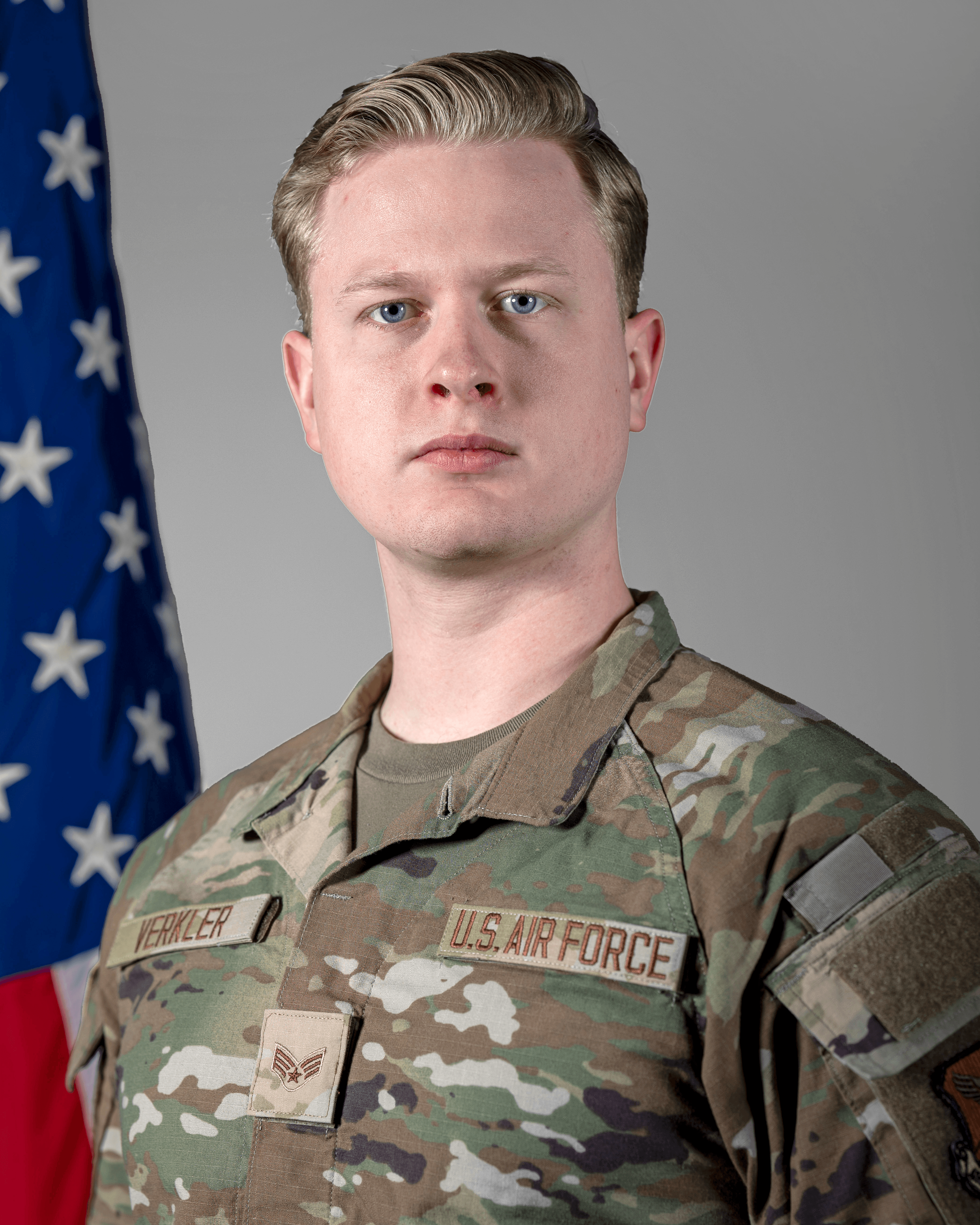 Photo of Senior Airman Shane Verkler
