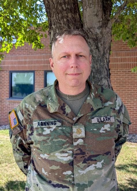 Photo of Maj. Bjarne ‘Bj’ Aanning